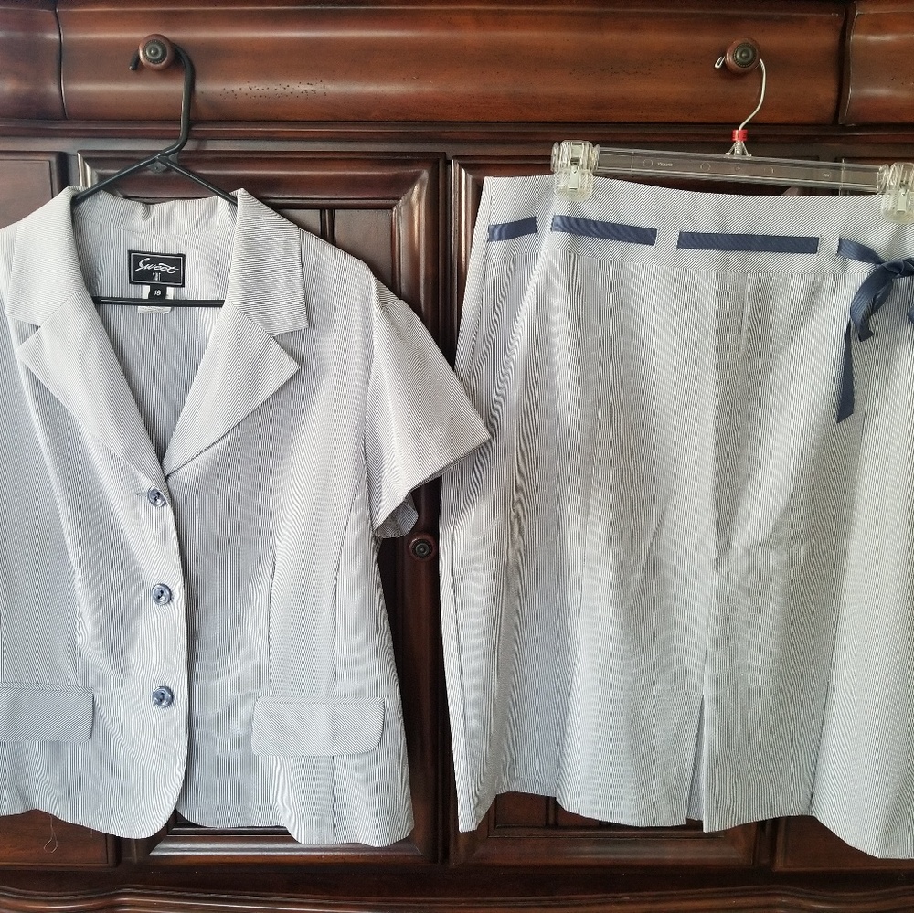 Sweet Suit skirt and jacket set